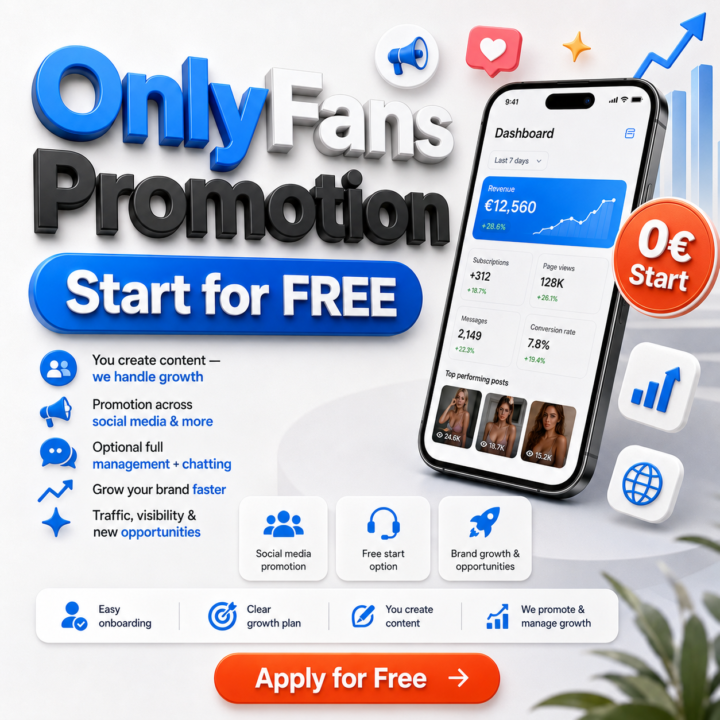 OnlyFans Promotion: Start for FREE