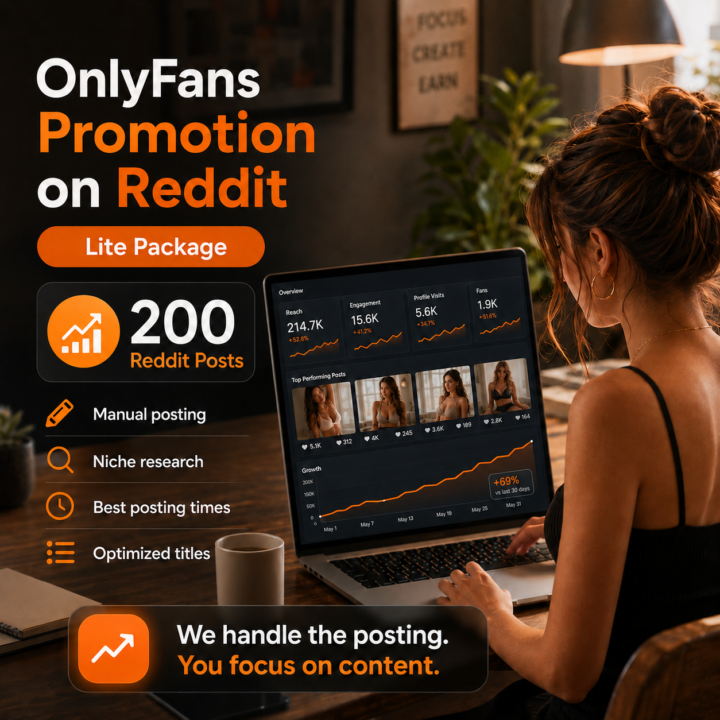 OnlyFans Promotion on Reddit – Lite Package