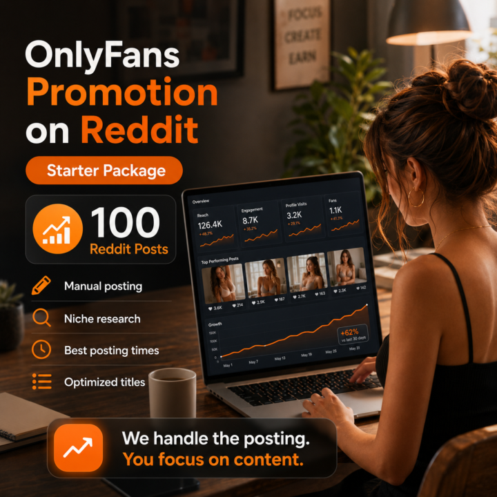 OnlyFans Promotion on Reddit – Starter Package