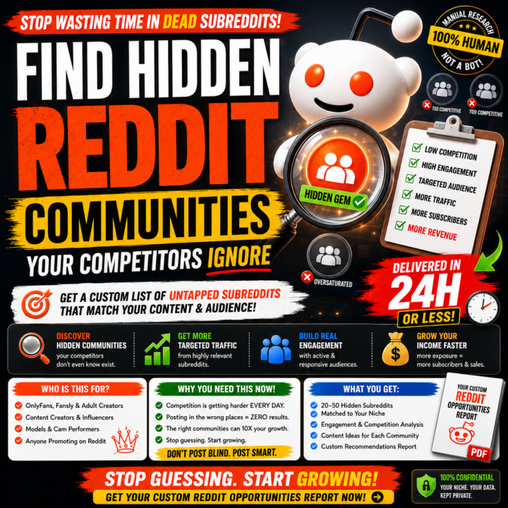 Reddit Niche Finder Database